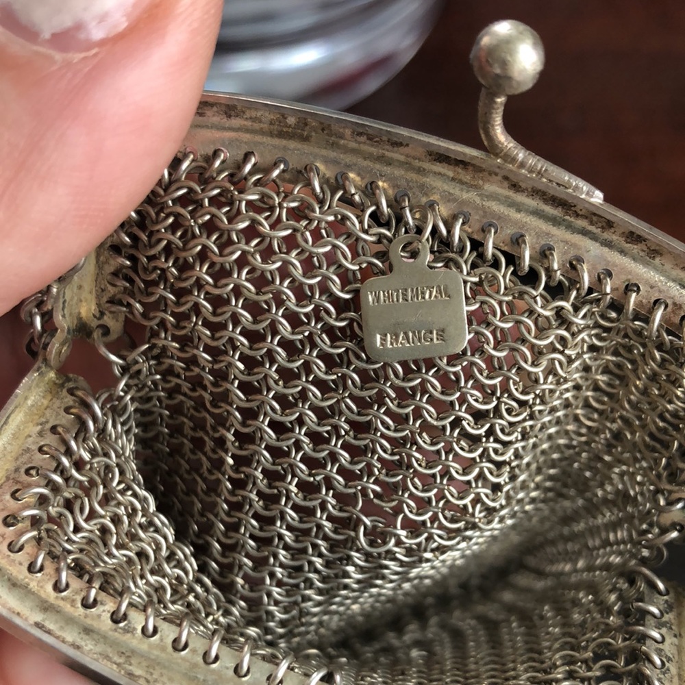 Antique French Chatelaine Purse - Picture 6 of 7